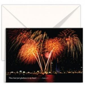 Cards: Fireworks (pack of 3)