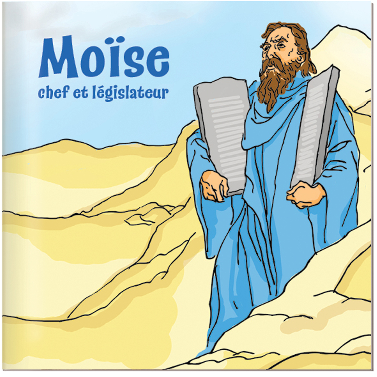 Children's book Moses in French front cover