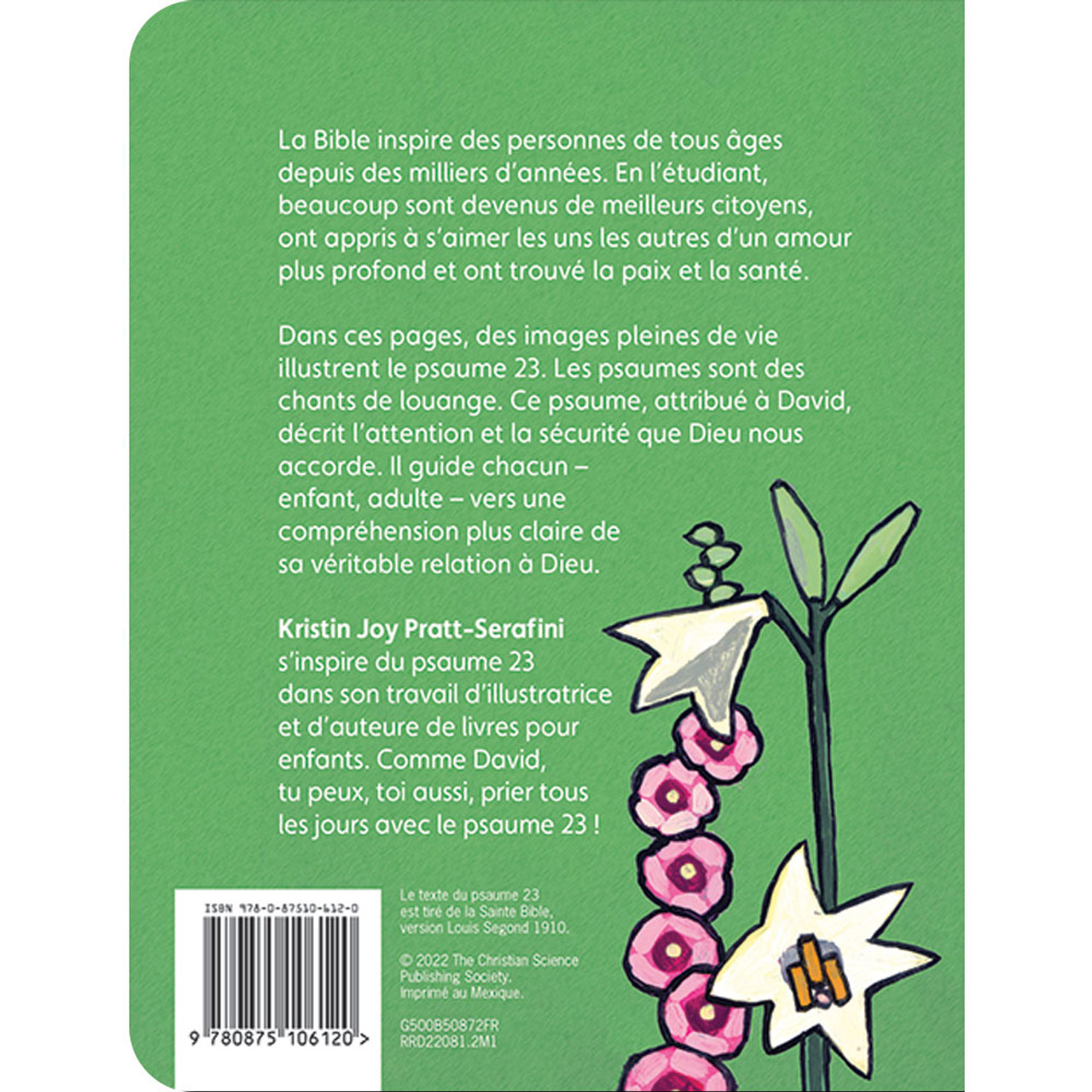 Children: Psaume 23 - livre cartonné - / Psalm 23 - Board Book - French - new - Image 2
