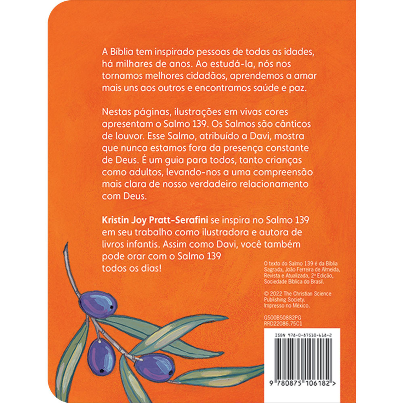 Children: Salmo 139 - livro cartonado / Psalm 139 - Board Book - Portuguese - new - Image 2