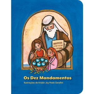 Children: Os Dez Mandamentos - livro cartonado / The Ten Commandments - Board Book - Portuguese - new