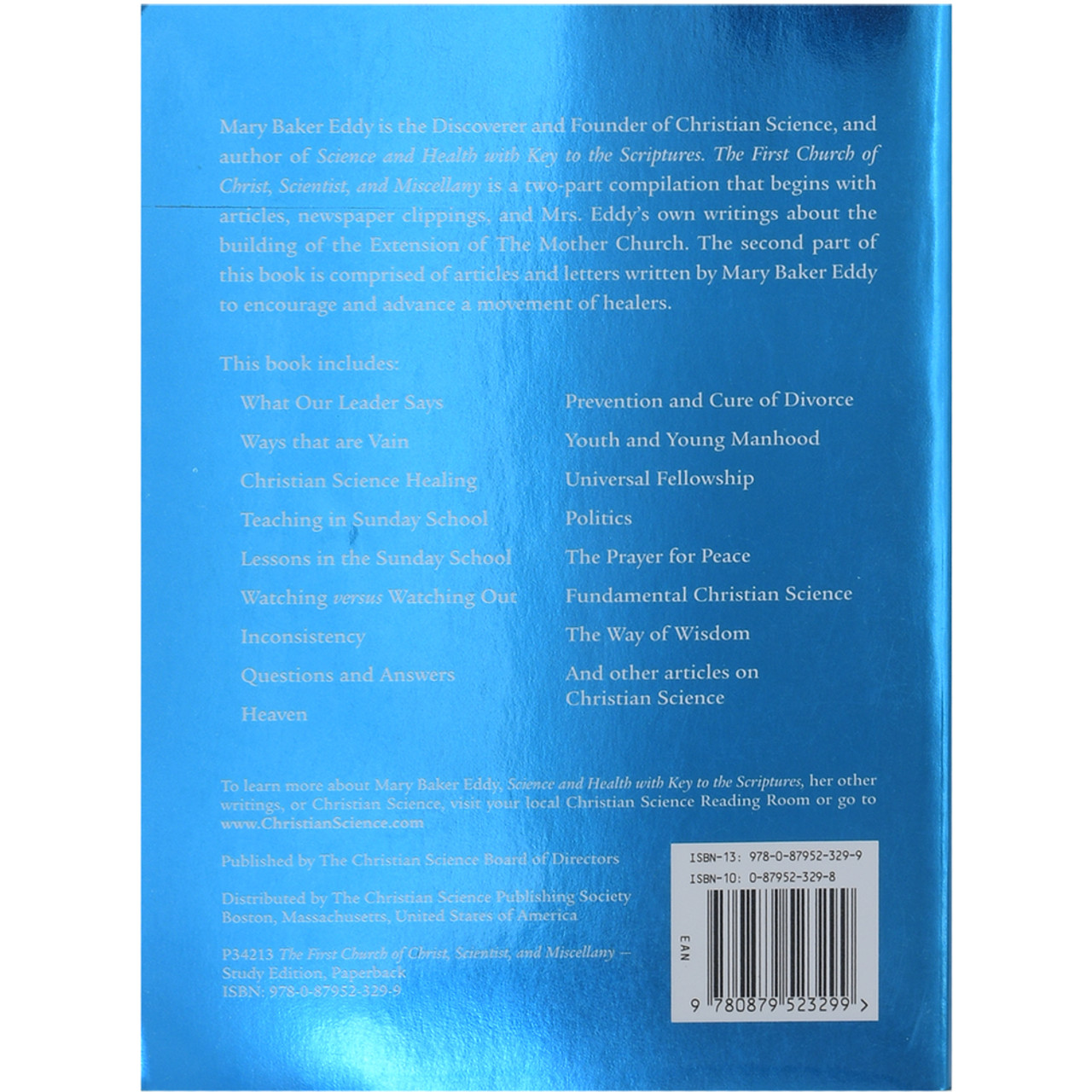 The First Church of Christ, Scientist, and Miscellany - Study Edition (PB) - Image 2