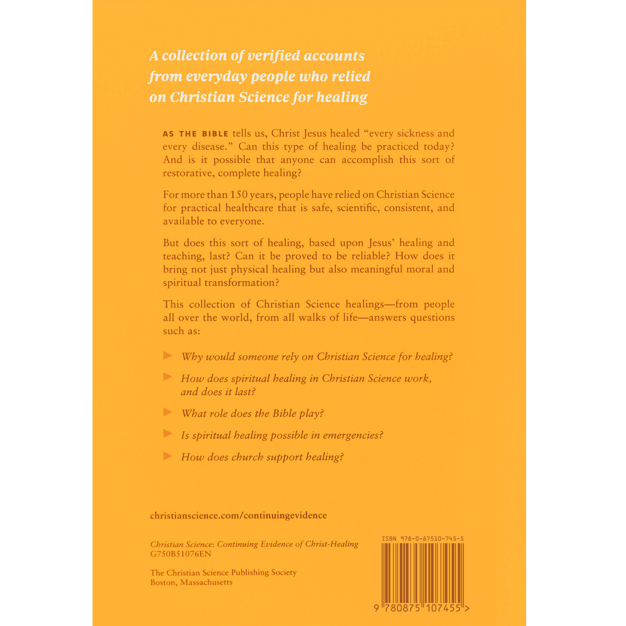 Christian Science: Continuing Evidence of Christ-Healing - Image 2